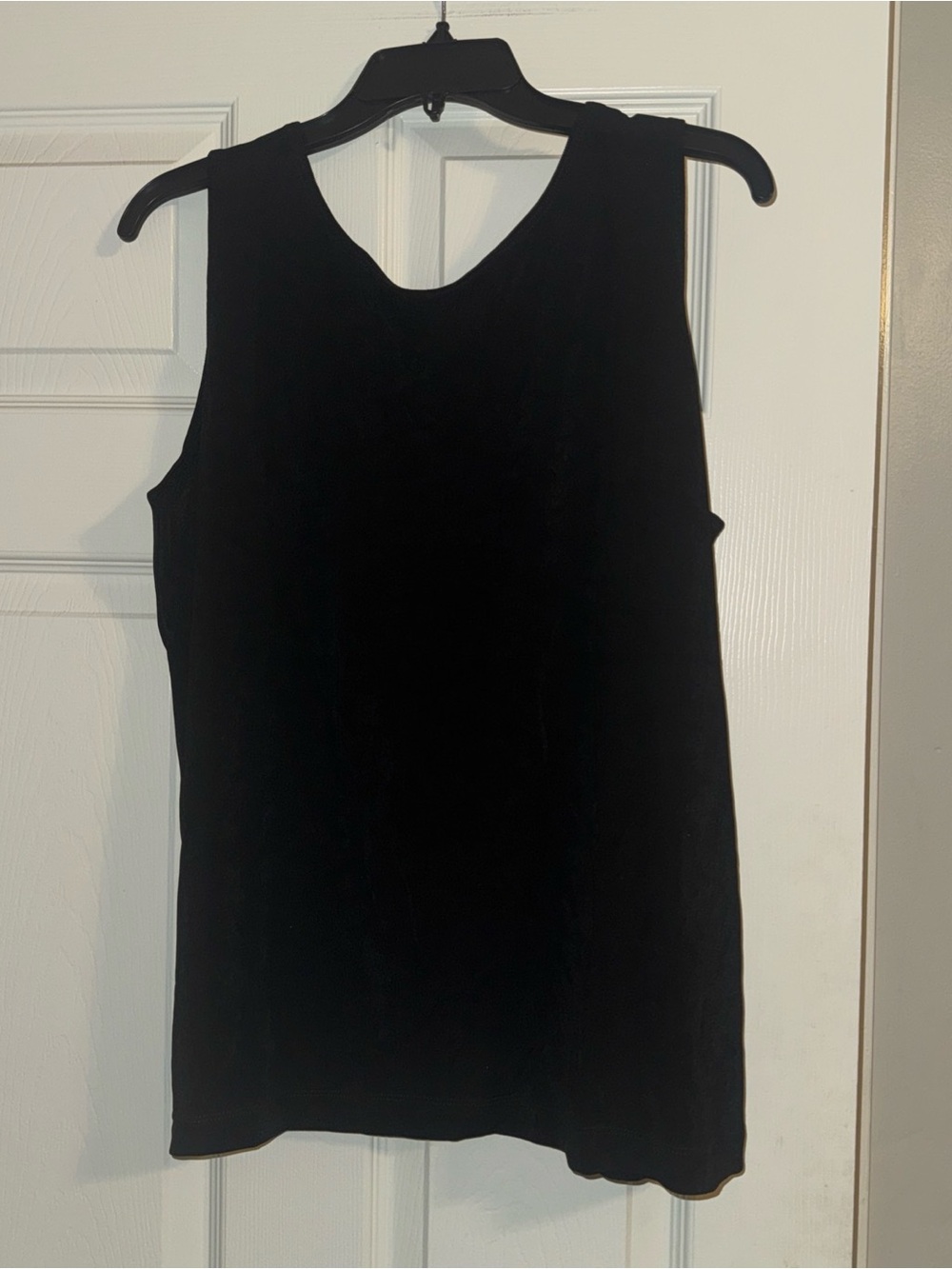 Chico's Black Sleeveless Shift Blouse